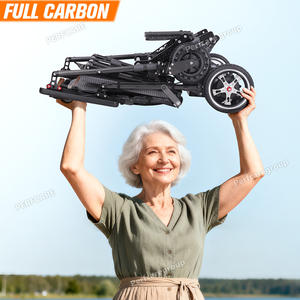 Silla <span class=keywords><strong>de</strong></span> <span class=keywords><strong>ruedas</strong></span> ultraligera <span class=keywords><strong>de</strong></span> fibra <span class=keywords><strong>de</strong></span> carbono, alta resistencia, duradera, plegable rápido, paquete pequeño, volumen, silla <span class=keywords><strong>de</strong></span> <span class=keywords><strong>ruedas</strong></span> eléctrica - Product Image 1