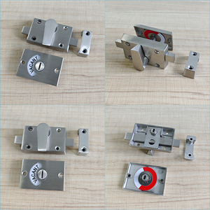 Cerradura de Puerta de Baño Público de Alta Resistencia con Indicador de Disponibilidad (Ocupado/Libre) para Baños Comerciales - Product Image 2