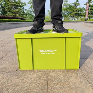Caja de almacenamiento de plástico PP de estilo Industrial moderno para acampar al aire libre, organizador doméstico, caja de almacenamiento de volumen de maletero de coche - Product Image 3