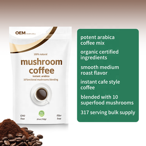 กาแฟไมโครเห็ดสำเร็จรูป 100% จากธรรมชาติ ไม่มีน้ำตาล ผสมเห็ดรวมและเห็ดหลินจือ ดีท็อกซ์ สูตรเฉพาะสำหรับแบรนด์ส่วนตัว (OEM) ขายดี - Product Image 3