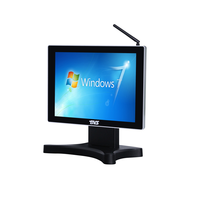 POS sistemi için masaüstü sağlam endüstriyel Panel PC in-tel J1900 işlemci 12.1 inç dokunmatik monitör