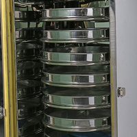 Roestvrijstalen Roterende Fruitdroger Machine Vleeskruiden Pinda Papaja Guave Perzik Dehydrator Machine
