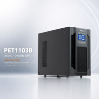 Onduleur 3 kVA avec batterie intégrée, double conversion en ligne, pour serveur de centre de données