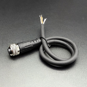 M12 A-code single-end sensorconnector kabel 2-17 pins mannelijke vrouwelijke afgeschermde kabelassemblage - Product Image 3