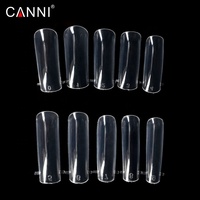 CANNI Gel À Ongles Conseils 100 pièces/boîte Venalisa Nail Art Gelée Épaisse Acrylique Ongles Prolonger Poly Gel Utilisé En Plastique Faux Cristal Conseils