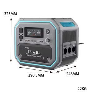 Generador Solar Portátil de 2500W para Exteriores, Ideal para Puestos, Campamentos, Viajes por Carretera y Suministro de Energía de Emergencia - Product Image 5