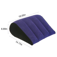 Vente chaude sexe meubles triangle oreiller sexe position pad oreiller gonflable pour couples adultes