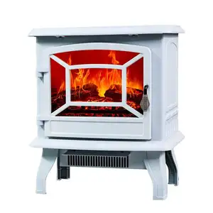 Nordic stone fireplace decoration cabinet retro electronic fireplace core American fast heat heater home living room simulation