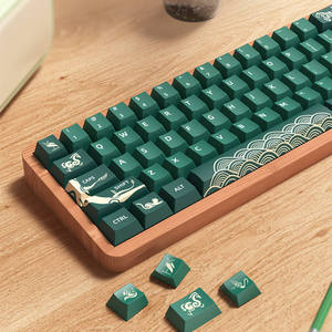 Différentes versions US/UK/JP/KR/RU/<span class=keywords><strong>ES</strong></span>/DE/BR de touches de clavier Animal Forest, profil Cherry, sublimation cinq faces pour clavier mécanique - Product Image 2