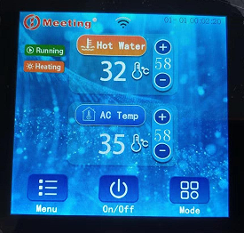 Ontmoeting Met Een ++ R32 Geothermisch Systeem Van Water Naar Water Warmtepomp Voor Warmtekoeling Van Het Hotelhuis - Product Image 3