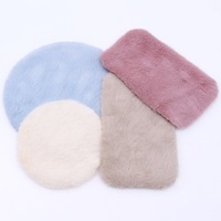 Tapis miniature en peluche pour maison de poupée, tapis de sol de simulation, accessoires de décoration pour maison de poupée, accessoires artisanaux pour maison de poupée