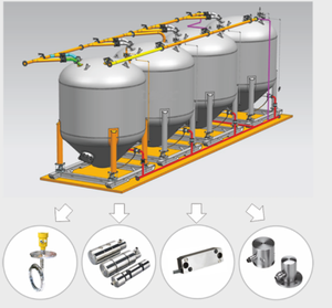 Barite tank có trọng lượng hệ thống cho trọng lượng đo lường từ Trung Quốc Nhà cung cấp - Product Image 3