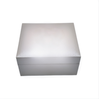 Boîte Cadeau de Luxe Carrée pour Montres et Bijoux, Étui en Papier Écologique Premium avec Coussin en Velours et Coque en Plastique