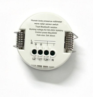 Détecteur de mouvement WiFi intelligent Geagood Tuya Smart Life App, plafonnier 360°, 24G 5.8G, radar micro-ondes de détection de respiration humaine, capteur PIR 220V