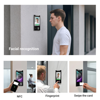 FCV4907 Escáner NFC Máquina de asistencia de huellas dactilares Visión nocturna Reconocimiento facial Linux AccessControl Free SDK OEM ODM Reset
