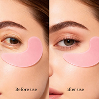 Masque pour les yeux au collagène, patchs roses pour le contour des yeux, effet raffermissant et liftant, coffret spa, emballage personnalisé, ODM