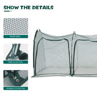 Couverture en filet flexible pour serre de jardin, protection pour la culture des fruits et légumes, cloche de jardin, fournitures de jardinage