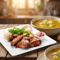 Échantillon Gratuit : Bouillon de Poulet Mélangé de Haute Qualité en Poudre, Épices Mélangées en Granulés, Saveur Poulet Séché en Vrac TREASURES