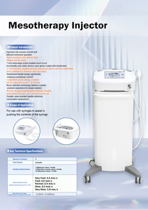 Hycoox NBI-200 Injecteur d'aspiration sous vide de qualité médicale, machine de mésothérapie anti-âge pour le rajeunissement du visage, métal ABS - Product Image 3