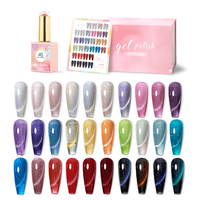 Marque privée 15ml Ensemble de vernis à ongles gel scintillant réfléchissant Flash Paillettes étincelantes Vernis holographiques Uv Led Sequin Manucure