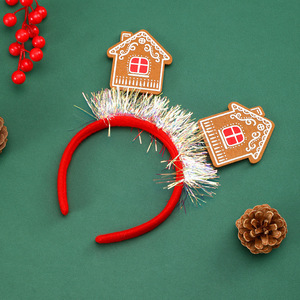 Nueva diadema navideña con lentejuelas de dibujos animados, pinza para el pelo navideña, decoración para fiestas para adultos y niños. - Product Image 3