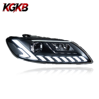 Ensemble de phares LED KGKB avec projecteur, double faisceau, clignotant séquentiel, démarrage dynamique, Plug & Play pour Audi Q7 4L 4LB 2006-2015