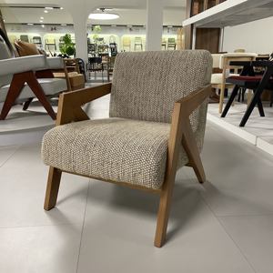 リチャード シングルソファチェア 和風ラウンジチェア コーヒーチェア モダンスタイル 新入荷 高品質 リビングルーム 寝室用アームチェア - Product Image 3