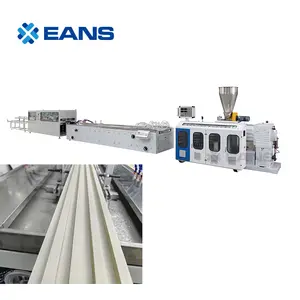 Plastic PVC Fluted Louvers Wall Panel Extrusion Production Line With Lamination Machine