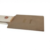 Outils anti-étincelles Oak Brand en bronze d'aluminium 70*100*700mm, grattoir anti-rouille avec manche en bois, adapté à divers domaines