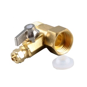 Accesorios para Purificador <span class=keywords><strong>de</strong></span> Agua RO, Conexiones <span class=keywords><strong>de</strong></span> Grifo, Válvula <span class=keywords><strong>de</strong></span> Bola <span class=keywords><strong>de</strong></span> Tres Vías <span class=keywords><strong>de</strong></span> 1/4, Válvula Constante <span class=keywords><strong>de</strong></span> Latón - Product Image 1
