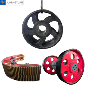 <span class=keywords><strong>Volano</strong></span> a puleggia per impieghi gravosi in acciaio legato/ferro grigio/ferro sferoidale, ingranaggio a corona, mulino a sfere, generatore diesel, pressa per forgiatura, lavorazione CNC - Product Image 1