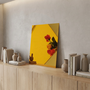 Custom Gold Mirror Acrylic Sheet High Gloss Golden Plastic Panel PMMA Mirror Board for Interior Decoration Signage Display - Product Image 2