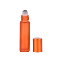 Flacon de parfum miniature rechargeable en verre transparent personnalisé de 10 ml, flacon à bille avec bouchon à vis, impression d'écran, certifié CE