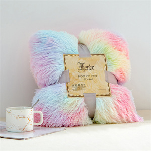 L'usine vend automne <span class=keywords><strong>et</strong></span> hiver en peluche canapé couverture lit couleur unie double face polaire couverture - Product Image 6