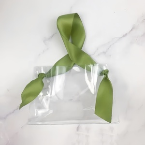 Bolsa de Mão Transparente Personalizada em PVC Durável e Ecológico com Alça de Lenço, à Prova d'Água, com Impressão de Logotipo Personalizado e Toque Macio - Product Image 6