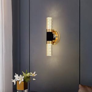 Lámpara de Pared de Cristal de Lujo, Iluminación de Pared de Cilindro Largo Acrílico para Sala de Estar, Baño, Dormitorio, Pasillo, Escalera - Product Image 5