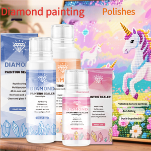 Sigillante eco-friendly per pittura diamantata per adulti <span class=keywords><strong>colla</strong></span> epossidica liquida 60ml strumento <span class=keywords><strong>Puzzle</strong></span> e accessorio per sigillare arte diamante - Product Image 6