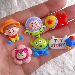 Dessin animé résine breloques jeux jouets histoire ours dessin animé bricolage décor pour <span class=keywords><strong>coque</strong></span> de téléphone - Product Image 4