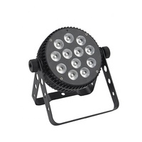 Polarlights 12PCS 15W LED Slim Par Light RGBWA + UV 6IN1 LED Par Can Light 12X15W LED Par Light pour Bar Club Party Hotel Wedding