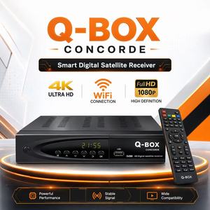 Récepteur satellite décodeur numérique Q-Box Full HD 1080P DVB-S2 T2 Combo avec WiFi pour le Ghana - décodeur combo DVB-T2-S2 - Product Image 3