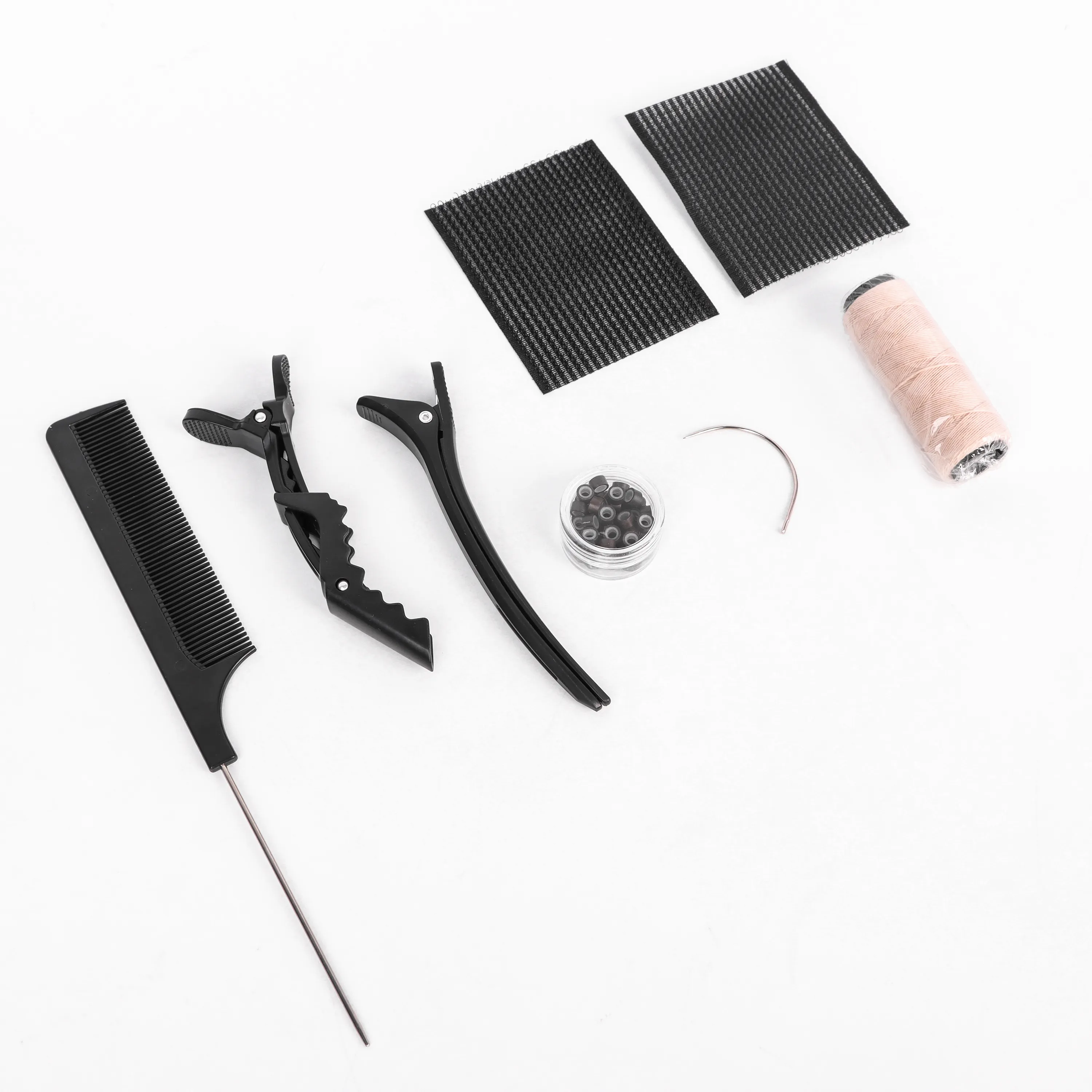 Hot Selling Nieuwe Hair Extensions Tool Kit Training Kit Met Micro Kralen Sets Clip Kit Met Haak Naald