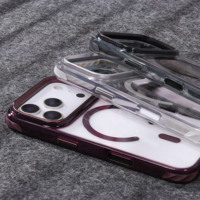 Étui magnétique certifié antichoc 3M pour iPhone 18 Series, protections TPE, anneau métallique pour objectif, protection de l'objectif, plusieurs couleurs, en stock