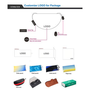 نظارات شمسية رائجة لعام <span class=keywords><strong>2025</strong></span> بحماية UV400 وشعار مخصص، نظارات عالية الجودة بإطار معدني صغير مستطيل بدون حواف للرجال والنساء - Product Image 4