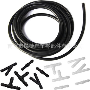 Manguera universal para limpiaparabrisas de automóvil con conectores en T y rectos para uso en automóviles 61R8E0R B02 B03 - Product Image 1