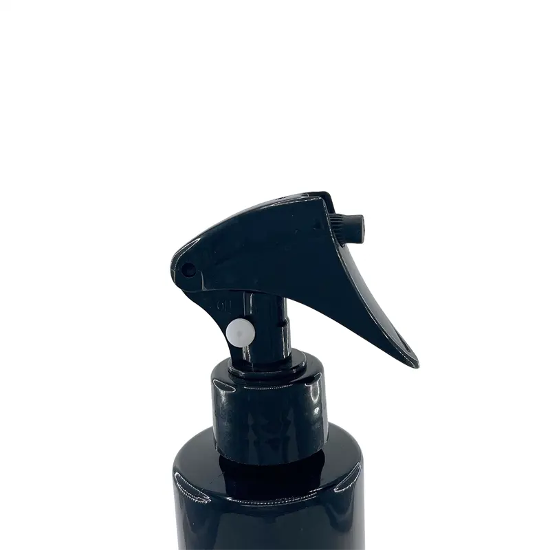 Pompa semprot mini pelatuk ukuran 360 derajat, semprotan botol hitam dengan tombol kunci pompa irigasi tanaman taman sampel gratis pompa semprot