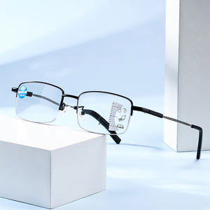 نظارات الرجال لطول النظر الشيخوخي متعددة التركيز والتكبير التلقائي ، قريبة وبعيدة ، مضادة للضوء الأزرق ، نظارات القراءة لطول النظر الشيخوخي - Product Image 2