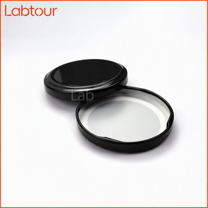 Custom Color Printed Eco-Friendly Metal Tinplate Twist Cap Food Grade Child-Proof Leak-Proof Non-Spill Screw Glass <strong>Jars</strong> - Product Image 1