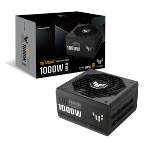 Nuevo en Stock: Fuente de Alimentación TUF Gaming 1000W Gold BK&WH ATX3.1 Totalmente Modular, Certificación 80 PLUS GOLD, con Conectores de 24/20 Pines para PC de Escritorio - Product Image 1