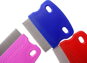 Pettine per la pulizia degli occhi e la rimozione di pulci per animali domestici (cani e gatti) e per la pulizia della testa umana, con logo personalizzato e disponibile in vari colori - Product Image 5