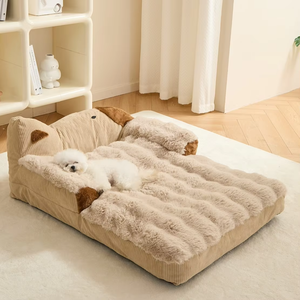 Het hondenbed is warm in de winter. Het kleine en middelgrote hondenbed is geschikt voor Bichon Frises. De bank kan worden - Product Image 2
